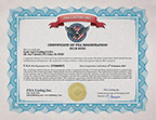 FDA Medical Devices Registration Certificate